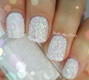 Nails Art, Wedding Nails, Christmas Nails, Winter Wonderland, Sparkle ...