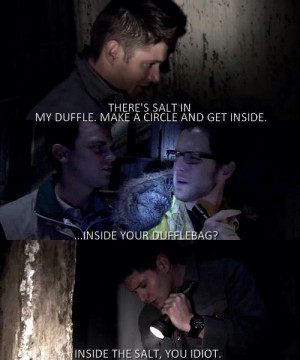 Ghostfacers and Dean quote