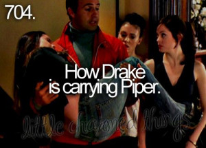 Drake carrying Piper - Little charmed things #tv #show