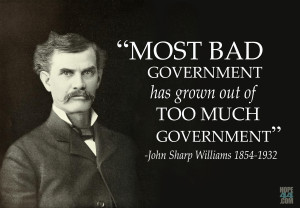 Thomas Jefferson. The original source is Democrat Senator John Sharp ...