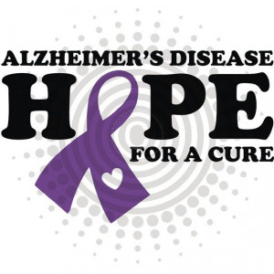 Cure Alzheimer's Disease Awareness Vinyl by gotdecalz #alzheimers ...