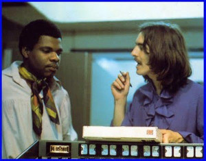 George with a young Billy Preston