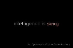 cute, intelligence, love, quote, sexy