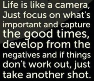 Life's a camera...