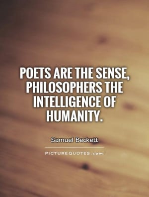 Humanity Quotes Intelligence Quotes Poets Quotes Samuel Beckett Quotes
