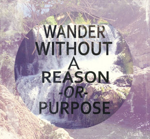 ... without a reason or purpose #hiking #travels #world #outdoors #quotes