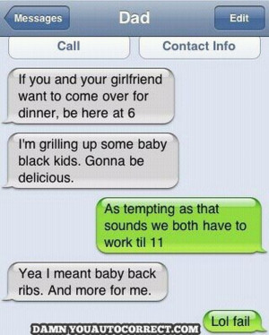 15 Funny Smartphone Auto-corrects and Text Messages