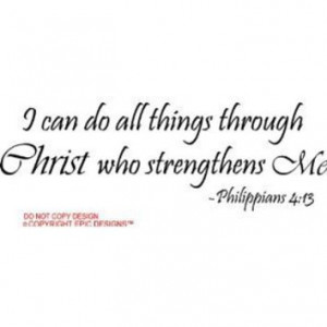 ... me Philippians 4:13 religious wall quotes arts sayings vinyl decals