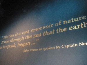 Ripley's Aquarium of the Smokies Photo: quote from Jules Verne