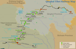 Tibet Nepal Map Get From