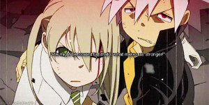 Gallery - Anime Gif - Maka Albarn quote gif.