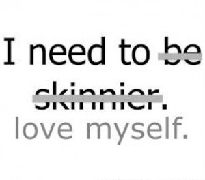 Know that anorexia and bulimia are not related to food and weight.