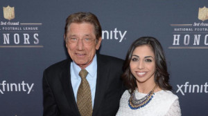 Former NFL Player Joe Namath, left, and Jennifer Namath arrive at the ...