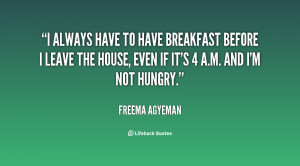 Quotes About Breakfast