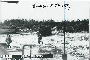 George P Shultz Signed 4x6 Photo Secretary of State World War 2