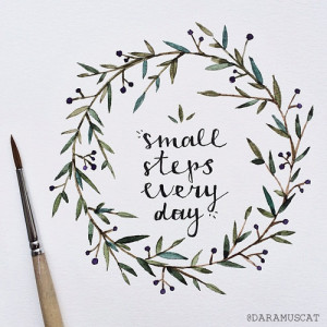 Small steps every day