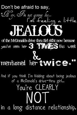 Long distance relationships... Totally how I feel, but for the Popeyes ...