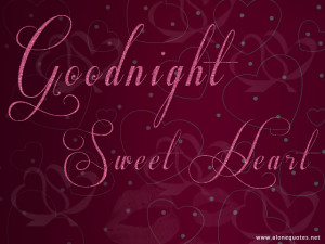 goodnight for girlfriend-with heart background -Goodnight my ...
