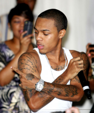 ... OK to have a few tats on your arm Bow Wow but all different ones and