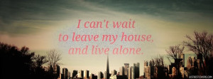 Click to get this I cant wait to leave my house Facebook Cover