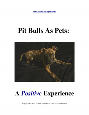 Save The Pitbulls Quotes Pitbulls as pets