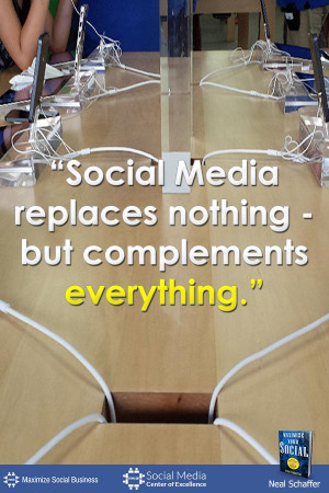 Social Media Replaces Nothing - But Complements Everything ...