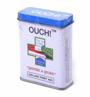 Quotes And Quips - Ouch! First Aid In A Tin - Plasters / Band Aids ...