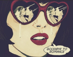 love girl sad vintage cartoon indie Grunge retro sunglasses cry ...