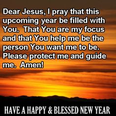 Happy New Year to all my Christian brothers and sisters. I pray that ...