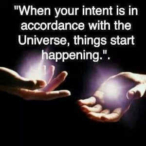 The power of intention