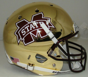 Mississippi State Bulldogs Alternate CHROME Schutt Full Size Replica ...
