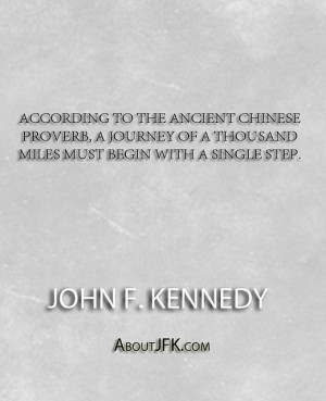 According to the ancient Chinese proverb, A journey of a thousand ...