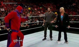 Awesome New GIF of Damien Sandow as Magneto on RAW
