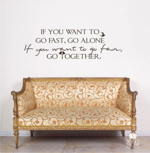 Wall Decal Quote Go Together - Vinyl Text Wall Words Stickers Art ...