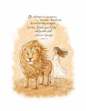 Photo Canvas Print for Illustration, Phyllisharris, Girl, God, Lion ...