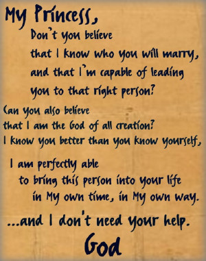 ... And That I’m Capable Of Leading You To That Right Person - God Quote