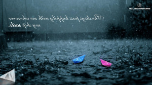 Rain water leaf quotes nature