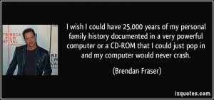 of my personal family history documented in a very powerful computer ...