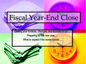 Fiscal Year-End Close by lfl12074