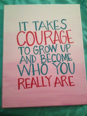DIY quote on canvas!!!
