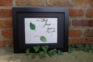 Inspirational Quote Painting - Stay Forever Green
