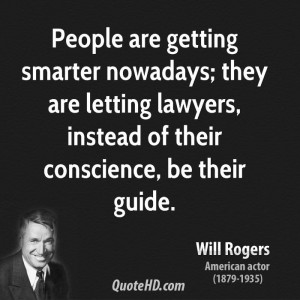 Will Rogers Legal Quotes