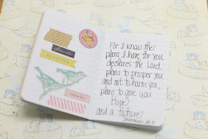 ... , & Bella Blvd to create this small notebook full of Bible verses