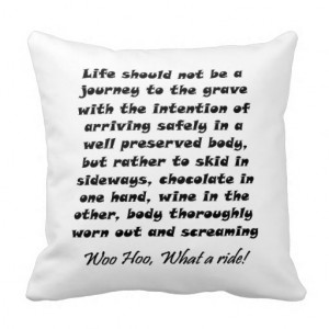 Funny quotes gifts unique humor joke throw pillows