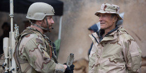 Bradley Cooper et Clint Eastwood sur le tournage d' American Sniper