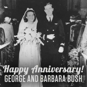 President & Mrs George W H Bush, Sr