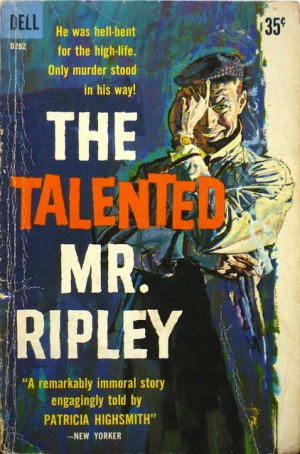 ... The Talented Mr. Ripley by Patricia Highsmith (Dell Paperback, 1959