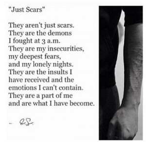 cut, feeling, quotes, scars