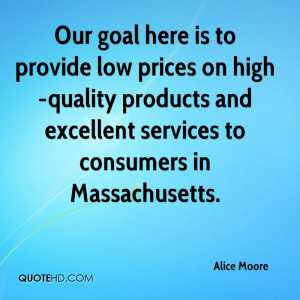 Our goal here is to provide low prices on high-quality products and ...