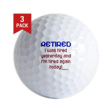 Funny Retirement Quotes Golf Balls